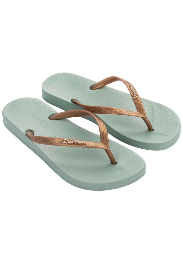 Japonki plażowe damskie Ipanema Anat Tan. Okazja: na plażę. Kolor: różowy, zielony. Styl: sportowy