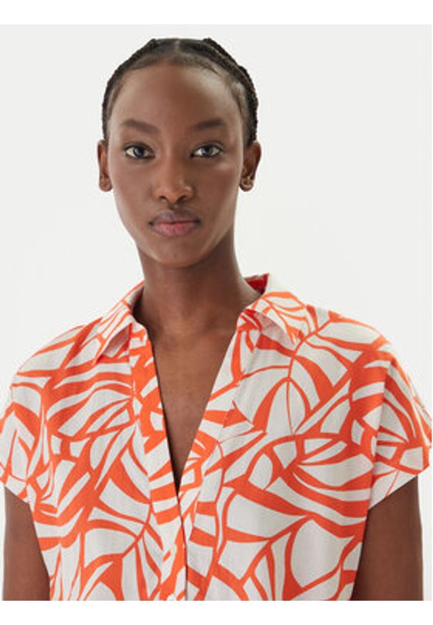 LOLA CASADEMUNT Koszula LS2615097 Pomarańczowy Regular Fit. Kolor: pomarańczowy. Materiał: bawełna