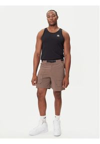 Adidas - adidas Tank top Trefoil Essentials KA0648 Czarny Regular Fit. Kolor: czarny. Materiał: bawełna