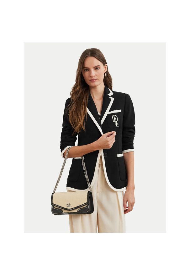 Lauren Ralph Lauren - Torebka LAUREN RALPH LAUREN. Kolor: beżowy