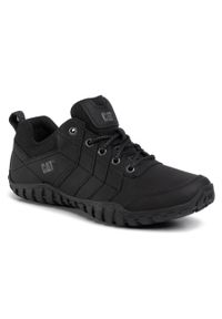 Sneakersy CATerpillar Instruct Casual P722309 Black. Okazja: na co dzień. Kolor: czarny. Materiał: nubuk, skóra. Styl: casual