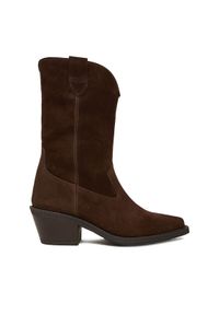 Badura Kowbojki EO-CAMILA-5031 Brązowy. Kolor: brązowy. Materiał: skóra, zamsz #1
