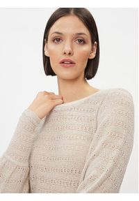 Vero Moda Bluzka 10296715 Écru Regular Fit. Materiał: syntetyk