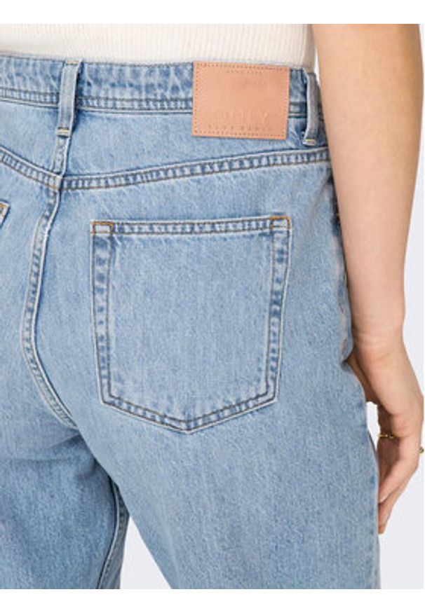 only - ONLY Jeansy Jaci 15296921 Niebieski Straight Fit. Kolor: niebieski