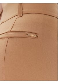 Marciano Guess Spodnie materiałowe 3BGB28 7046A Brązowy Regular Fit. Kolor: brązowy. Materiał: syntetyk