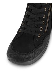 Rieker Trzewiki L7701-00 Czarny. Kolor: czarny. Materiał: skóra #4