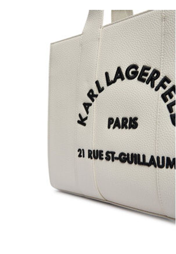 Karl Lagerfeld - KARL LAGERFELD Torebka B1W30041 Biały. Kolor: biały. Materiał: skórzane