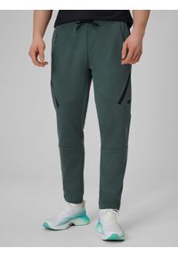 4f - 4F Spodnie treningowe szybkoschnące męskie - szare L. Kolor: szary. Materiał: włókno, skóra. Sport: fitness #2