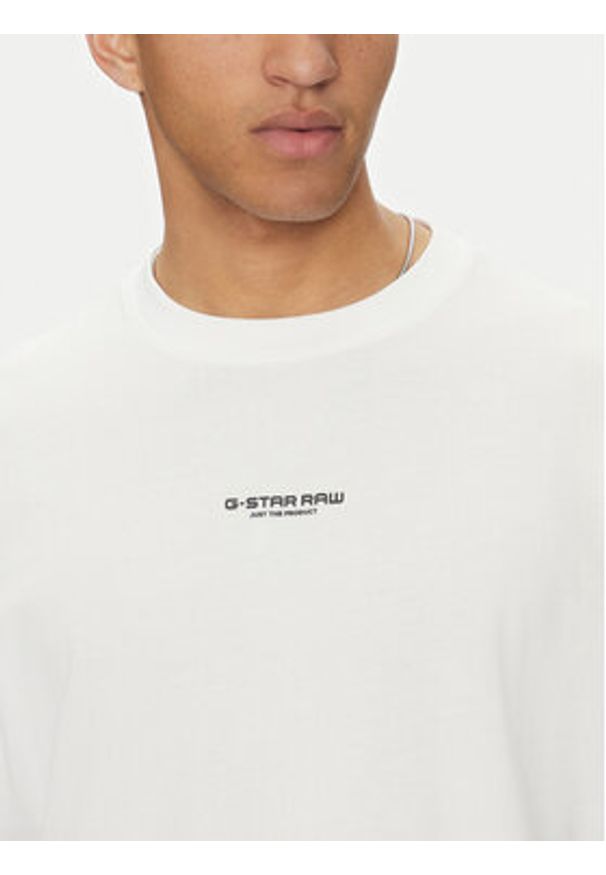 G-Star RAW - G-Star Raw T-Shirt Center D24780-C336 Biały Regular Fit. Kolor: biały. Materiał: bawełna