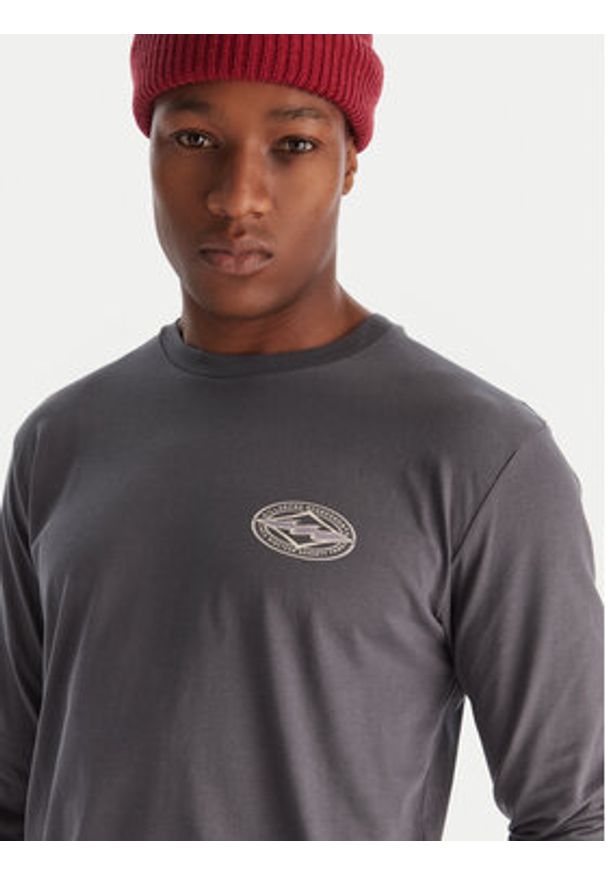 Billabong Longsleeve Diamond Vision EBYZT00368 Szary Regular Fit. Kolor: szary. Materiał: bawełna. Długość rękawa: długi rękaw
