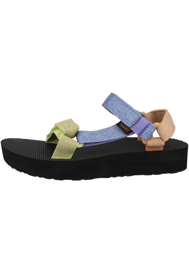 Buty do chodzenia damskie Teva Midform Universal. Zapięcie: rzepy. Kolor: wielokolorowy, niebieski. Materiał: guma, materiał, tkanina, syntetyk. Sport: turystyka piesza