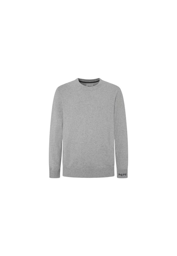 Sweter z okrągłym dekoltem Pepe Jeans New Andre. Kolor: szary