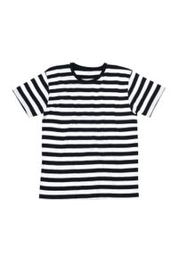 MANTIS - Męska Koszulka W Paski. Kolor: wielokolorowy, biały, czarny. Wzór: paski. Sport: turystyka piesza #1