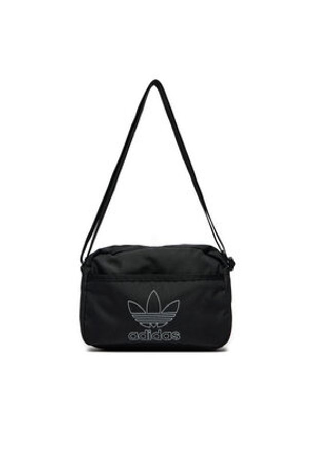 Adidas - adidas Saszetka Small Airliner Bag IS4585 Czarny. Kolor: czarny. Materiał: materiał