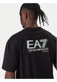 EA7 Emporio Armani T-Shirt 7M001327 AF17789 UC001 Czarny Relaxed Fit. Kolor: czarny. Materiał: bawełna #4