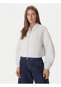 Calvin Klein Bluza LV047AB508 Beżowy Boxy Fit. Kolor: beżowy. Materiał: syntetyk #1