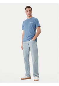 Guess Jeans T-Shirt M6GIC0 K8HM0 Niebieski Regular Fit. Kolor: niebieski. Materiał: bawełna #3
