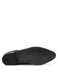 TOMMY HILFIGER - Tommy Hilfiger Botki Th Leather Pointy Zip Bootie FW0FW08980 Czarny. Kolor: czarny. Materiał: skóra #6