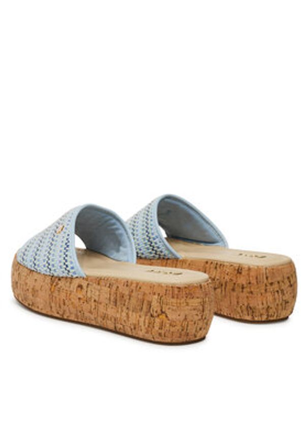Roxy Klapki 2777024 Niebieski. Kolor: niebieski. Materiał: materiał
