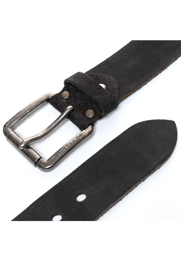 Tom Tailor - TOM TAILOR PASEK SKÓRZANY SOPO-TT424 0790 45 mm Ledergürtel RO 2724. Materiał: skóra. Wzór: paski. Styl: casual, klasyczny, elegancki