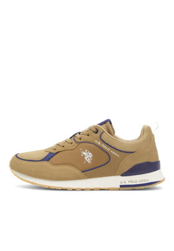 U.S. Polo Assn. Sneakersy TABRY007 Brązowy. Kolor: brązowy. Materiał: materiał
