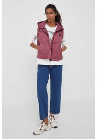 Pepe Jeans bezrękawnik damski kolor różowy przejściowy. Okazja: na co dzień. Kolor: różowy. Długość rękawa: bez rękawów. Styl: casual #2