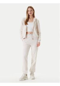 Guess Bluza O5RQ01 KCO31 Beżowy Regular Fit. Kolor: beżowy. Materiał: bawełna