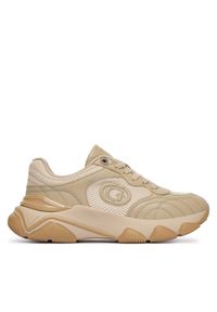 Sneakersy Guess. Kolor: brązowy