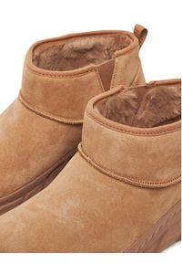 skechers - Skechers Śniegowce Bobs B Flex Hi 117390/CSNT Brązowy. Kolor: brązowy. Materiał: zamsz, skóra #6
