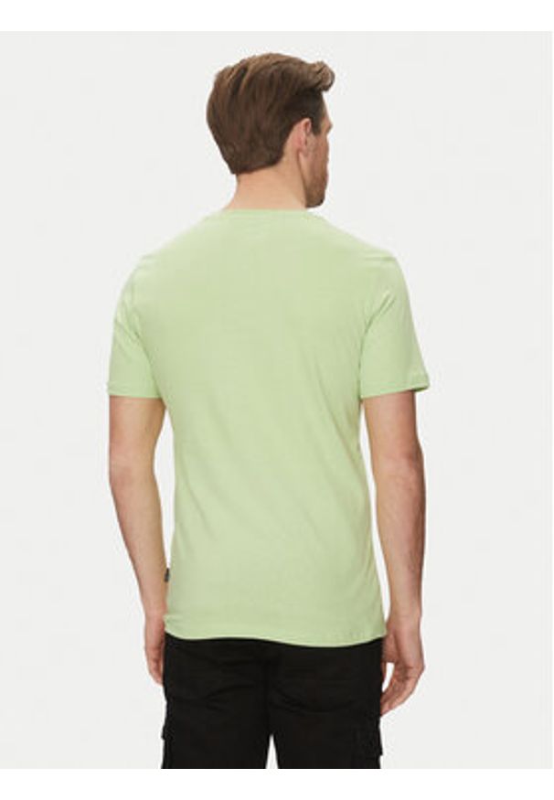 Blend T-Shirt 20717766 Zielony Regular Fit. Kolor: zielony. Materiał: bawełna