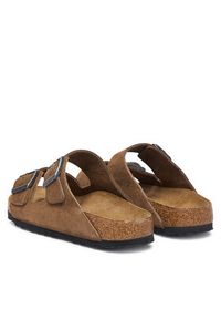 Birkenstock Klapki Arizona 1032717 Beżowy ciemny. Kolor: beżowy. Materiał: zamsz, skóra #5