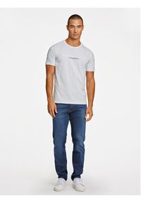 Lindbergh T-Shirt 30-400200 Błękitny Relaxed Fit. Kolor: niebieski. Materiał: bawełna #4