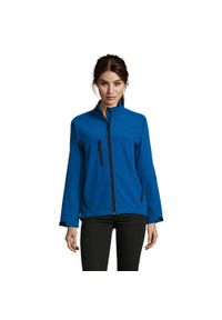 SOL'S - Kurtka Damska Roxy Soft Shell. Kolor: niebieski