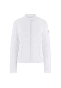 Guess Kurtka przejściowa W6RL02 WJ492 Biały Regular Fit. Kolor: biały. Materiał: syntetyk #4