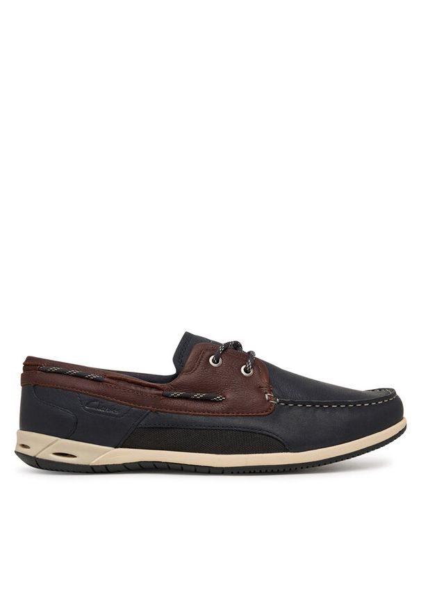 Półbuty Clarks. Kolor: niebieski