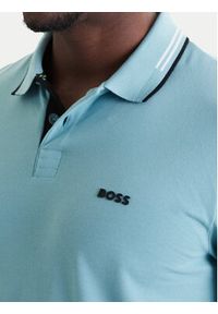 BOSS Polo Paul 50506193 Zielony Slim Fit. Typ kołnierza: polo. Kolor: zielony. Materiał: bawełna #3