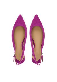 Lauren Ralph Lauren - LAUREN RALPH LAUREN Baleriny Severn Calfskin 802967746007 Fioletowy. Kolor: fioletowy. Materiał: zamsz, skóra #4