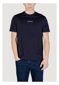 Armani Exchange T-Shirt XM002471 AF10356 UB101 Granatowy Slim Fit. Kolor: niebieski. Materiał: bawełna #1