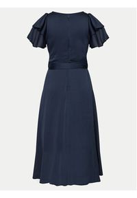 DKNY Sukienka koktajlowa DD4AQ571 Granatowy Regular Fit. Kolor: niebieski. Materiał: syntetyk. Styl: wizytowy
