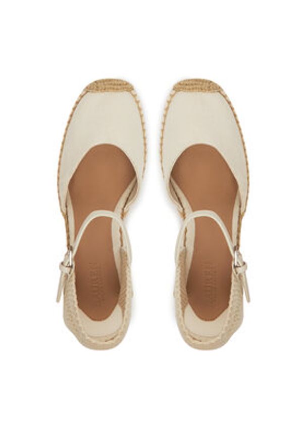Lauren Ralph Lauren - LAUREN RALPH LAUREN Espadryle Robby 802961836004 Biały. Kolor: biały. Materiał: materiał