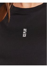 Ice Play T-Shirt 23E U2M0 F031 P400 9000 Czarny Regular Fit. Kolor: czarny. Materiał: bawełna