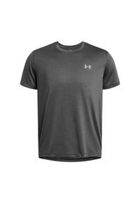 Koszulka do biegania męska Under Armour UA Launch. Kolor: szary. Sport: bieganie #1