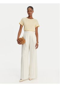 Weekend Max Mara T-Shirt Multif 2615971012 Żółty Regular Fit. Kolor: żółty. Materiał: bawełna #2
