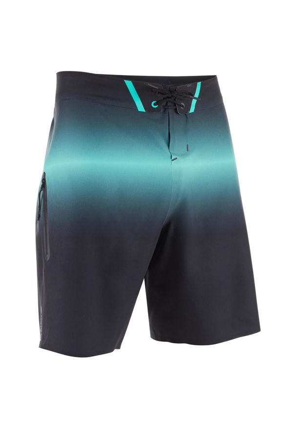 OLAIAN - Spodenki surfing standardowe BS 900 Light. Kolor: czarny, wielokolorowy, zielony. Materiał: materiał, poliester, elastan. Styl: klasyczny