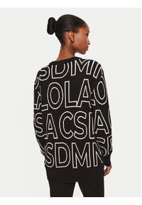 LOLA CASADEMUNT Sweter LF2411011 Czarny Regular Fit. Kolor: czarny. Materiał: bawełna #3
