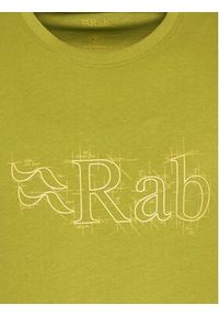 Rab T-Shirt Stance QCB-33 Zielony Regular Fit. Kolor: zielony. Materiał: bawełna