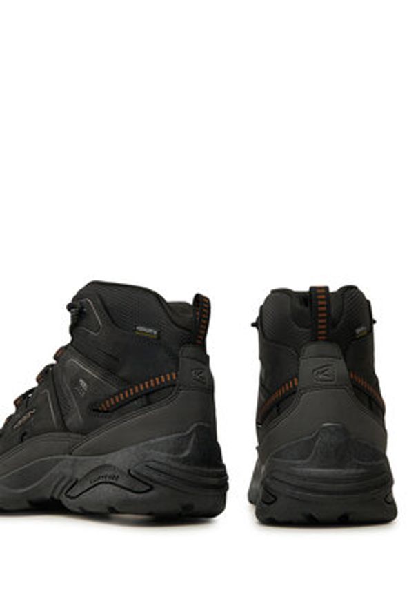 keen - Keen Trekkingi Circadia Mid Wp 1027841 Czarny. Kolor: czarny. Materiał: skóra. Sport: turystyka piesza