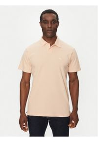 Quiksilver Polo EQYKT04375 Pomarańczowy Regular Fit. Typ kołnierza: polo. Kolor: pomarańczowy. Materiał: bawełna