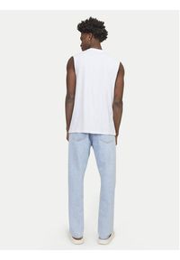 Jack & Jones - Jack&Jones Tank top Vesterbro 12250430 Biały Oversize. Kolor: biały. Materiał: bawełna #7