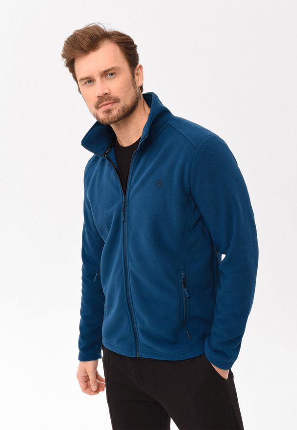 Volcano - Bluza polarowa F-LIVINGO. Okazja: na co dzień, do domu, na spacer. Typ kołnierza: kołnierzyk stójkowy. Materiał: polar. Wzór: napisy. Styl: klasyczny, casual